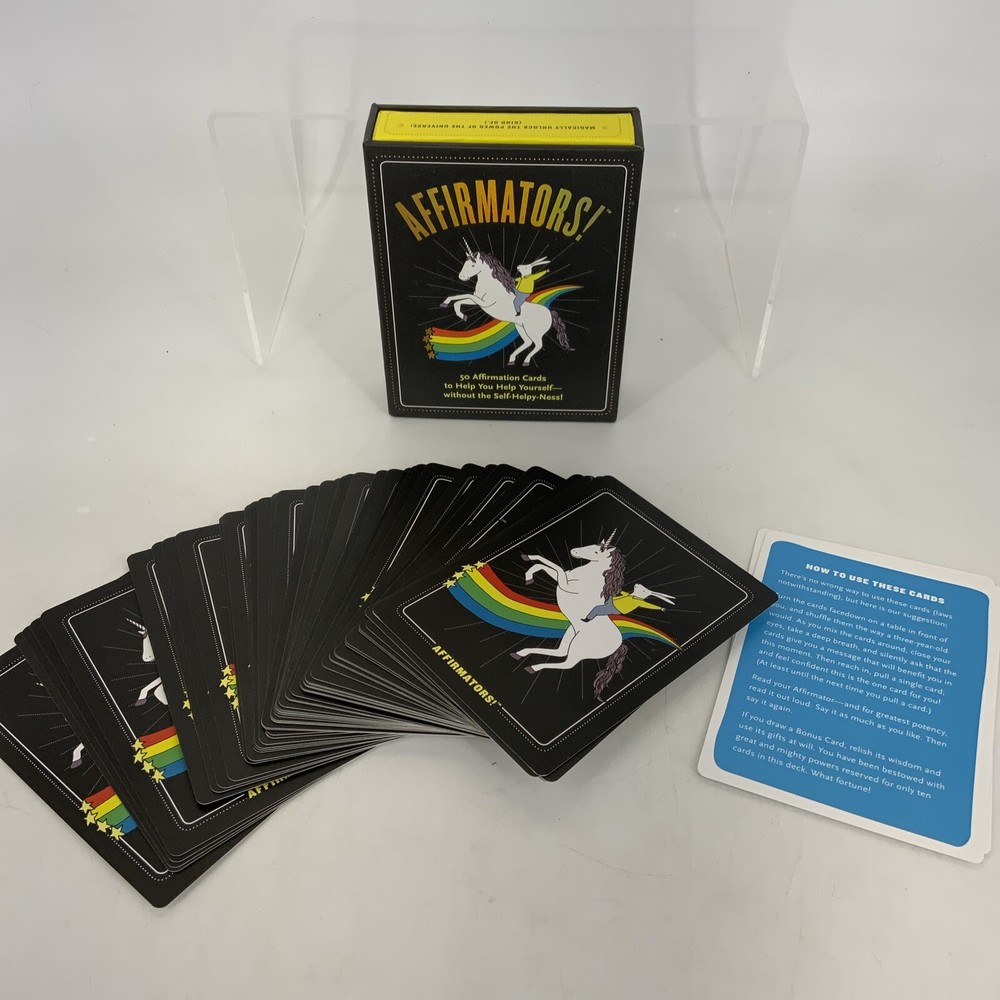 AFFIRMATORS! 50 Affirmation Cards to Help You Help Yourself