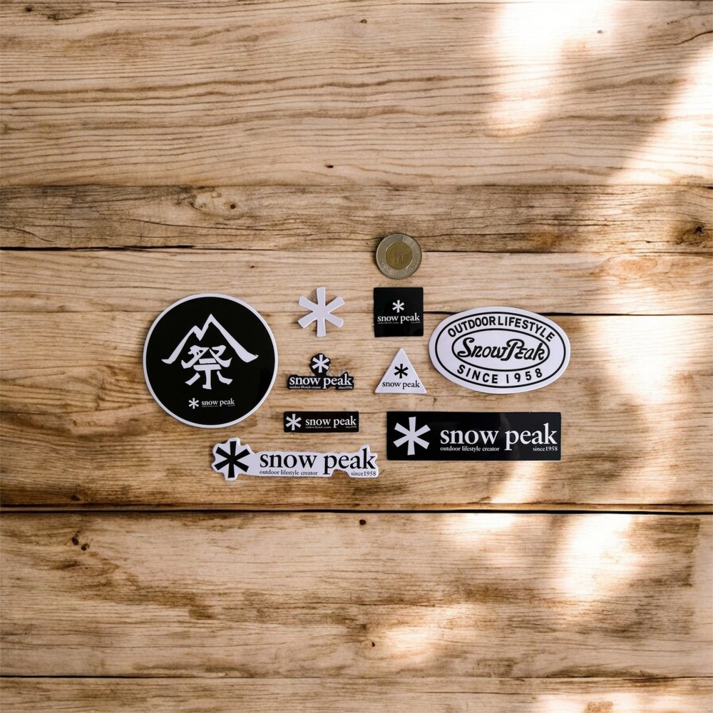 SNOWPEAK Laminated Stickers - Gloss Finish