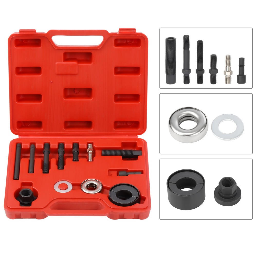 13pc Power Steering Pump Pulley Puller Remover & Alternator Installer Tool 13x