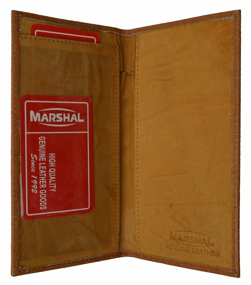 Genuine Leather PLAIN Checkbook Cover Tan NEW!!!