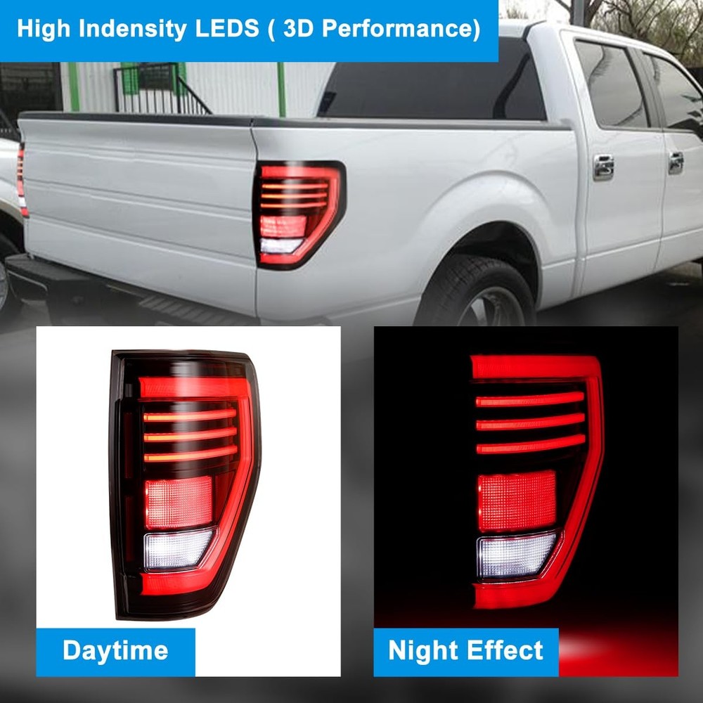 Sequential Tail Lights for Ford F-150 2009-2014 Styleside