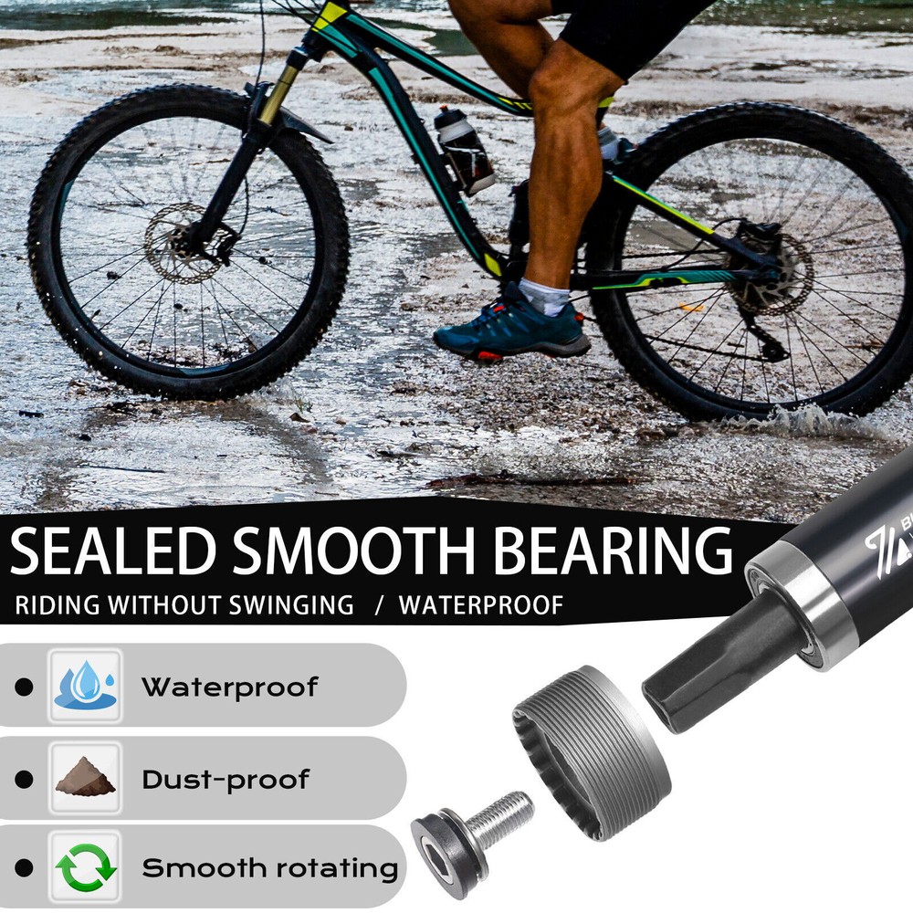 Bicycle Square Taper Bottom Bracket BB68 Mountain E-bikes Crank Sealed Bearings