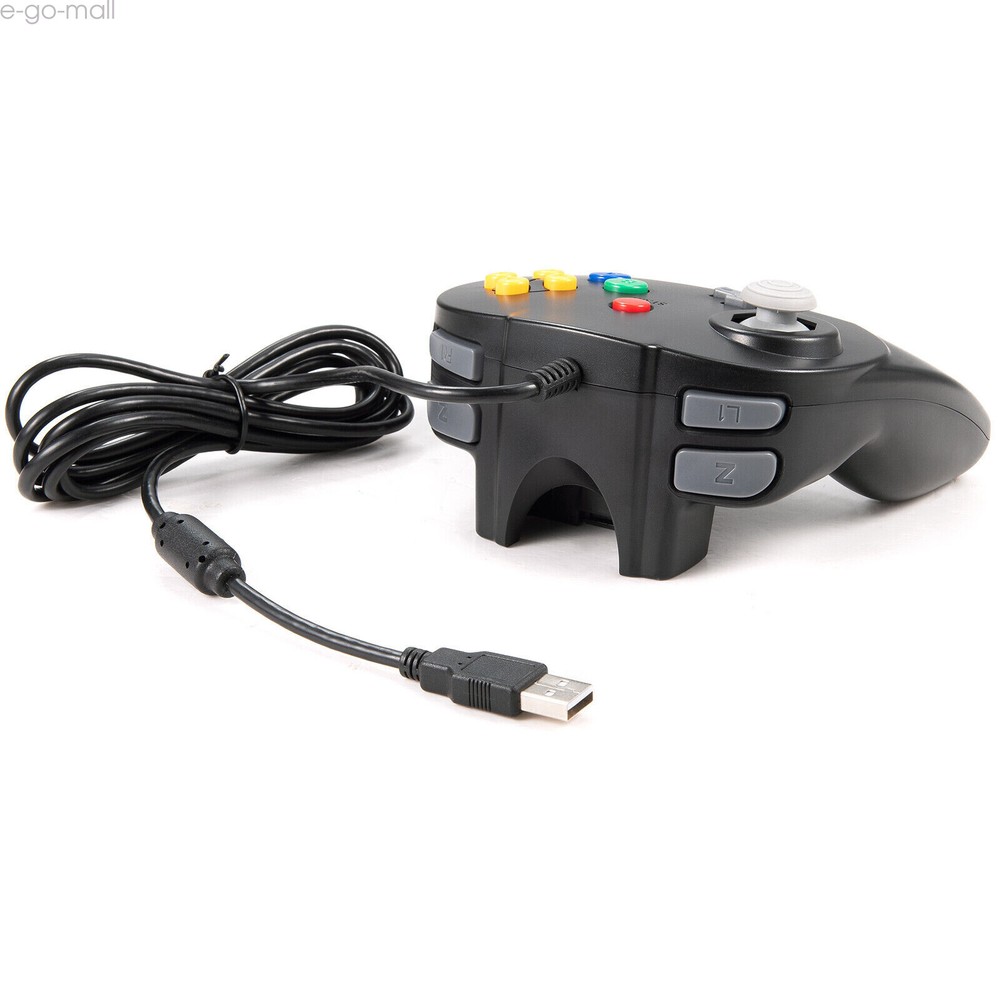 USB N64 Mini Wired Game Controller for STEAM Super RetroCade Switch PC MAC