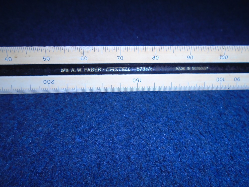 A.W. FABER-CASTELL 873c/c - GERMANY - ARCHITECT ENGINEERING TRIANGULAR RULER