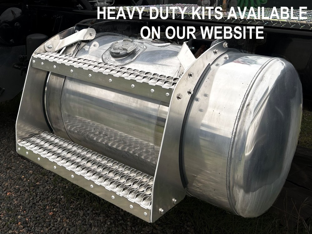 Peterbilt 23" Fuel Tank Steps - Complete Kit, Fits All Models