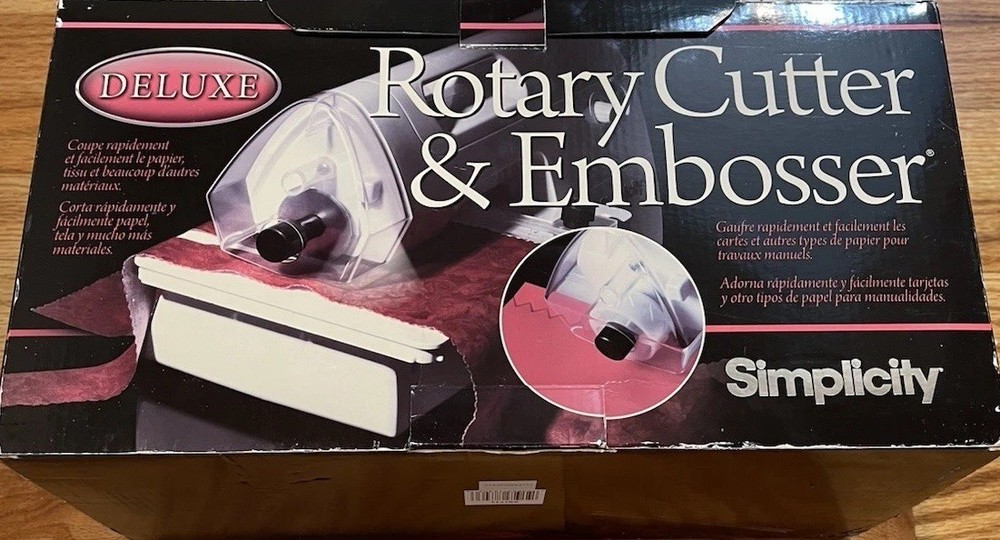 SIMPLICITY DELUXE ROTARY CUTTER & EMBOSSER MACHINE 881711