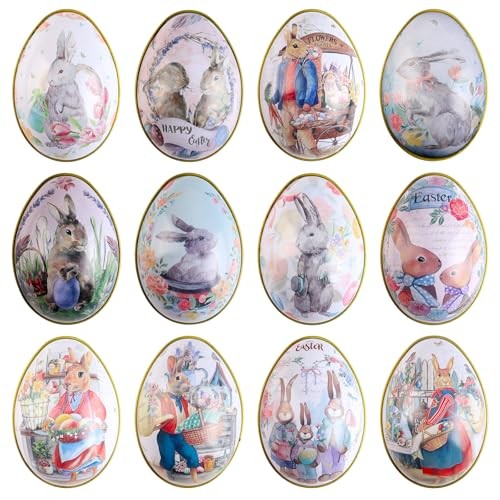 Assorted Metallic Easter Egg Container Different Design Wedding Supplies 2
