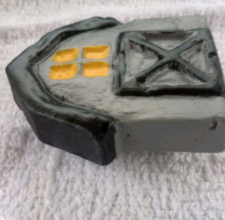 Barn Magnet Handmade Clay