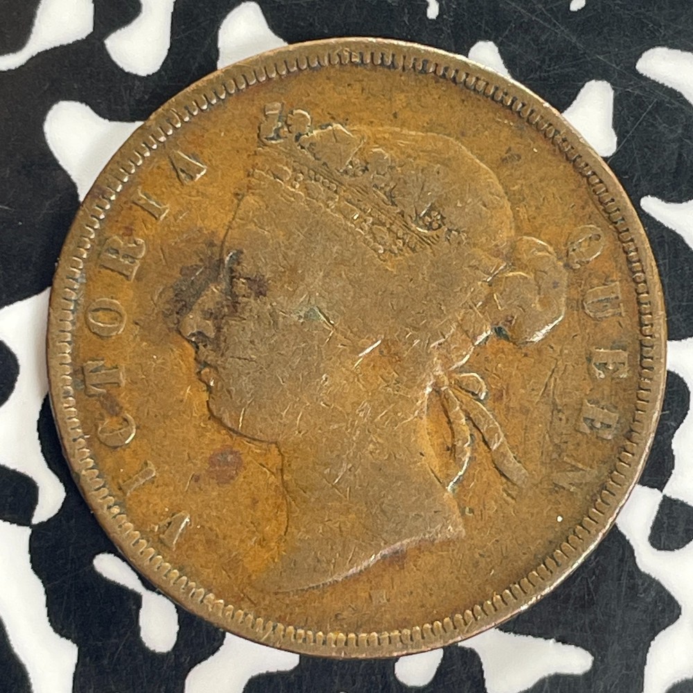 1874 Straits Settlements 1 Cent Lot#C5023