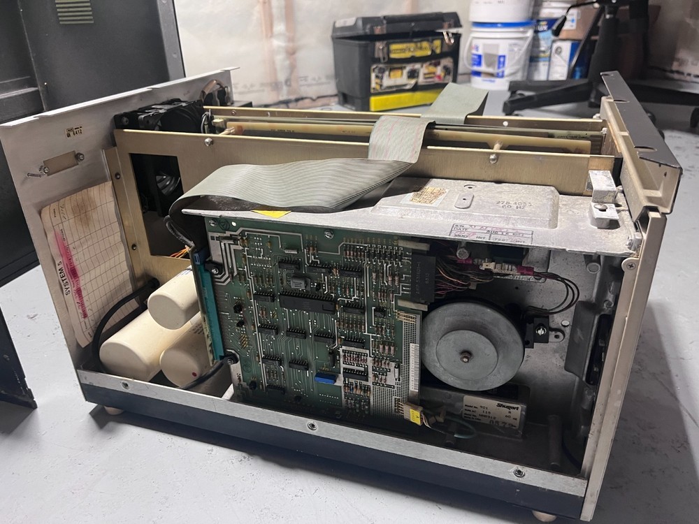 Vintage Wang 5505-1 Computer - two 8'' floppy disk drives - Untested - Powers on