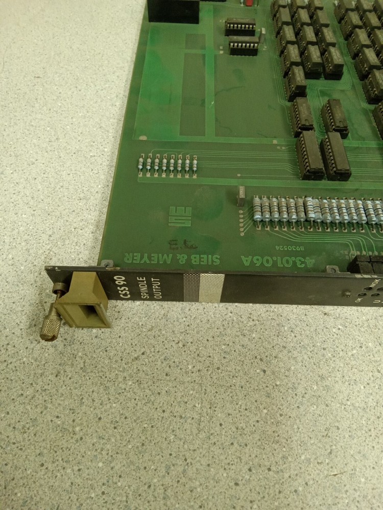 SIEB&MEYER 43.01.06A Circuit Board CSS90 Spindle Output