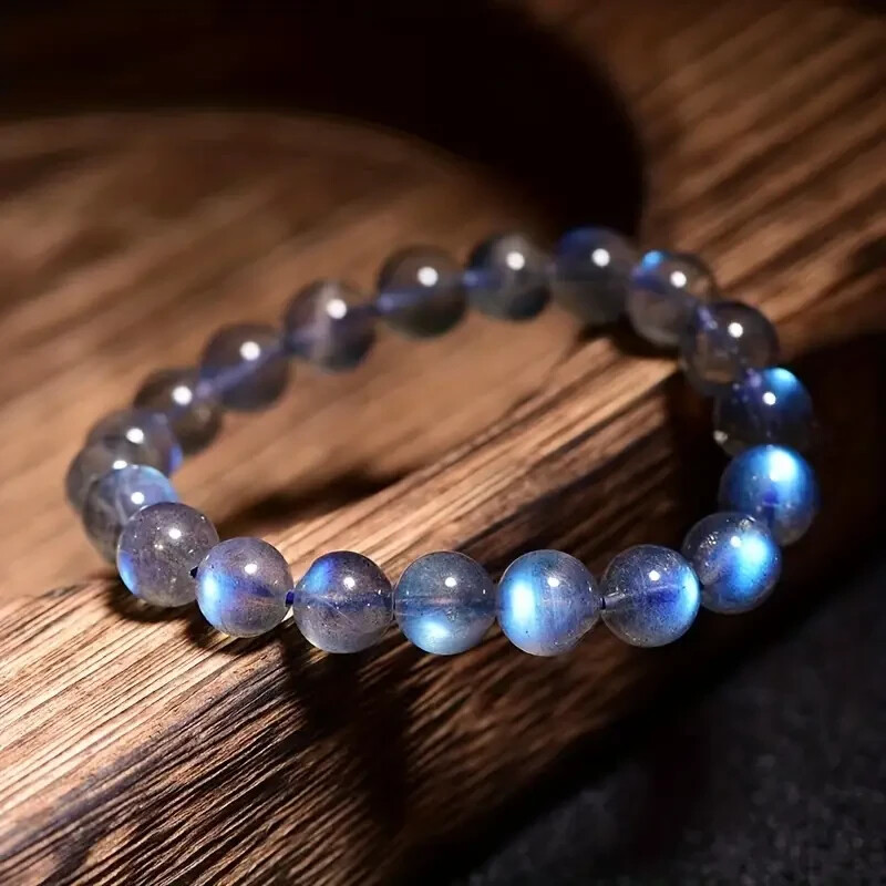 Labradorite Moonlight Gemstone Beaded Reiki Bracelet New