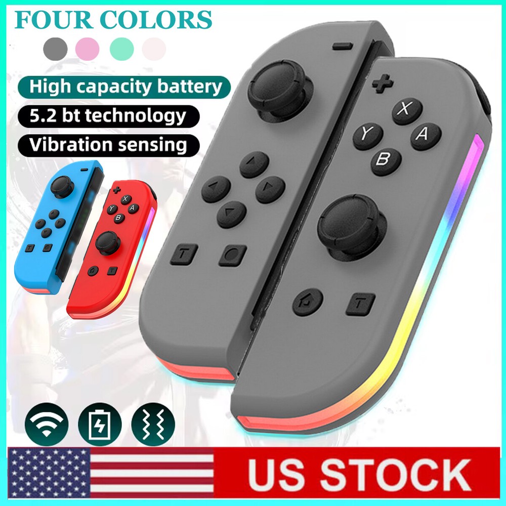 Pair For Nintendo Switch Joy-con-Controller Left w/ Right Wireless Gamepad Gift