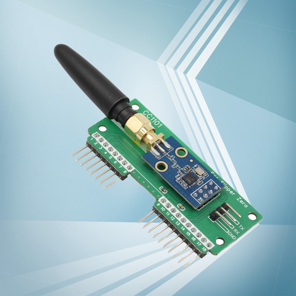 For Flipper CC1101 SubGhz External SubGhz Module Frequency Analyzer 433MHz