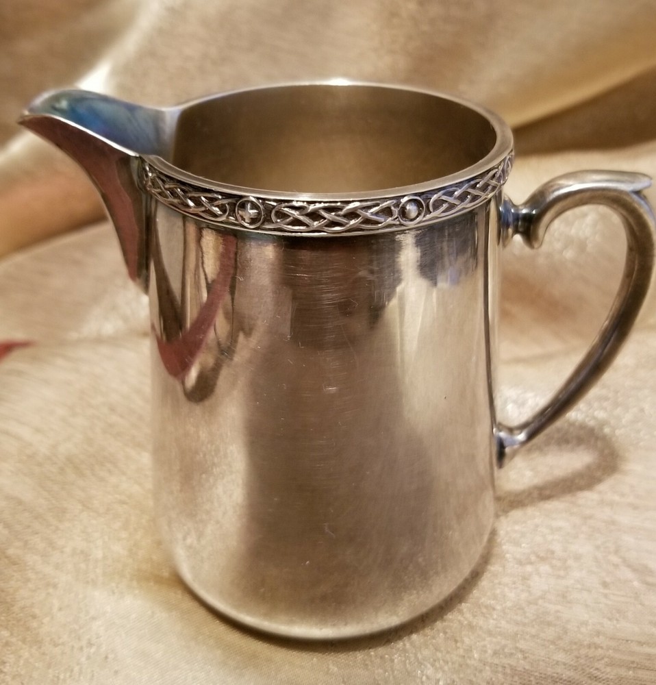 Vtg 1950's  EPNS Silver Plate pitcher Creamer 4"