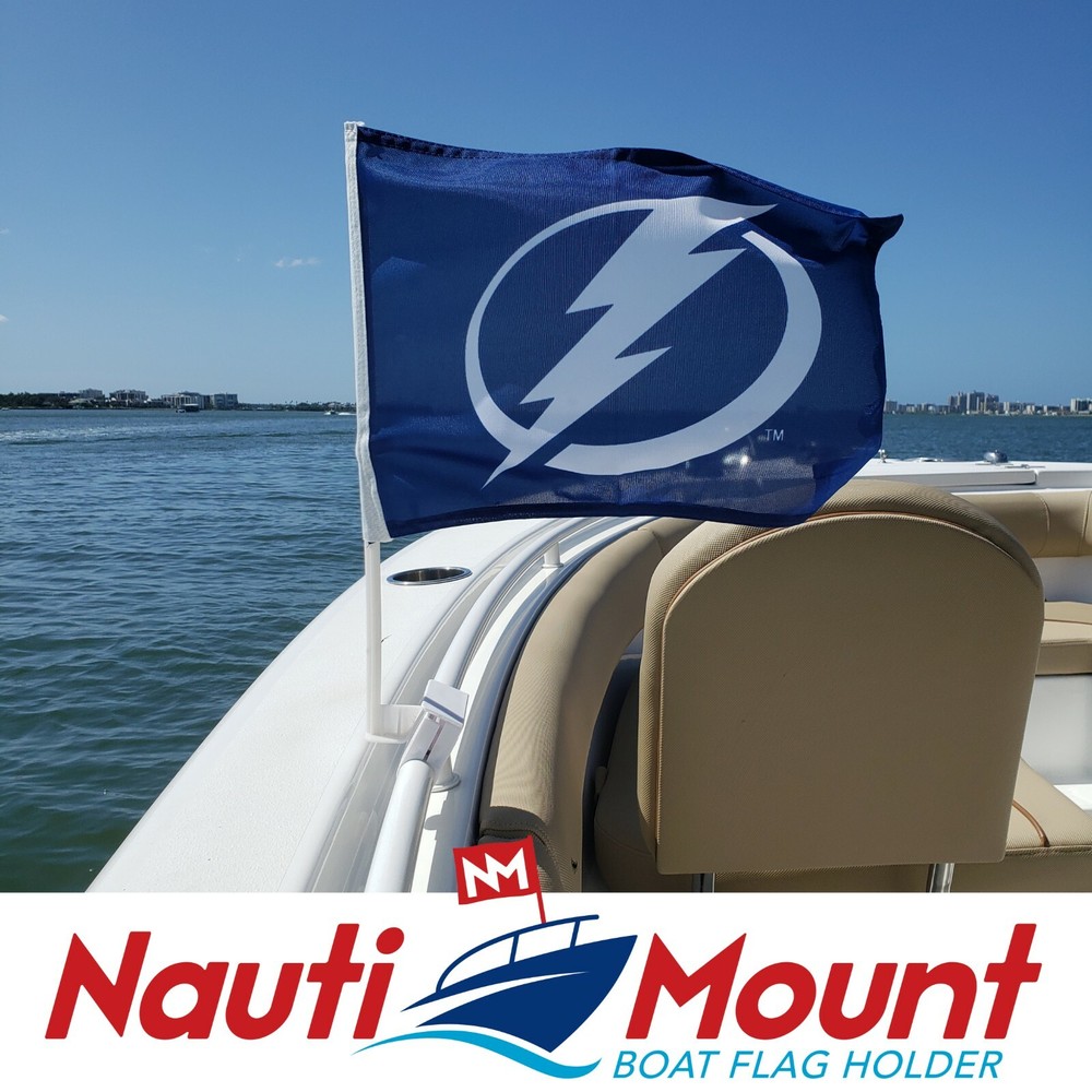 Boat Flag (White 2 - Pack) - Nauti Mount