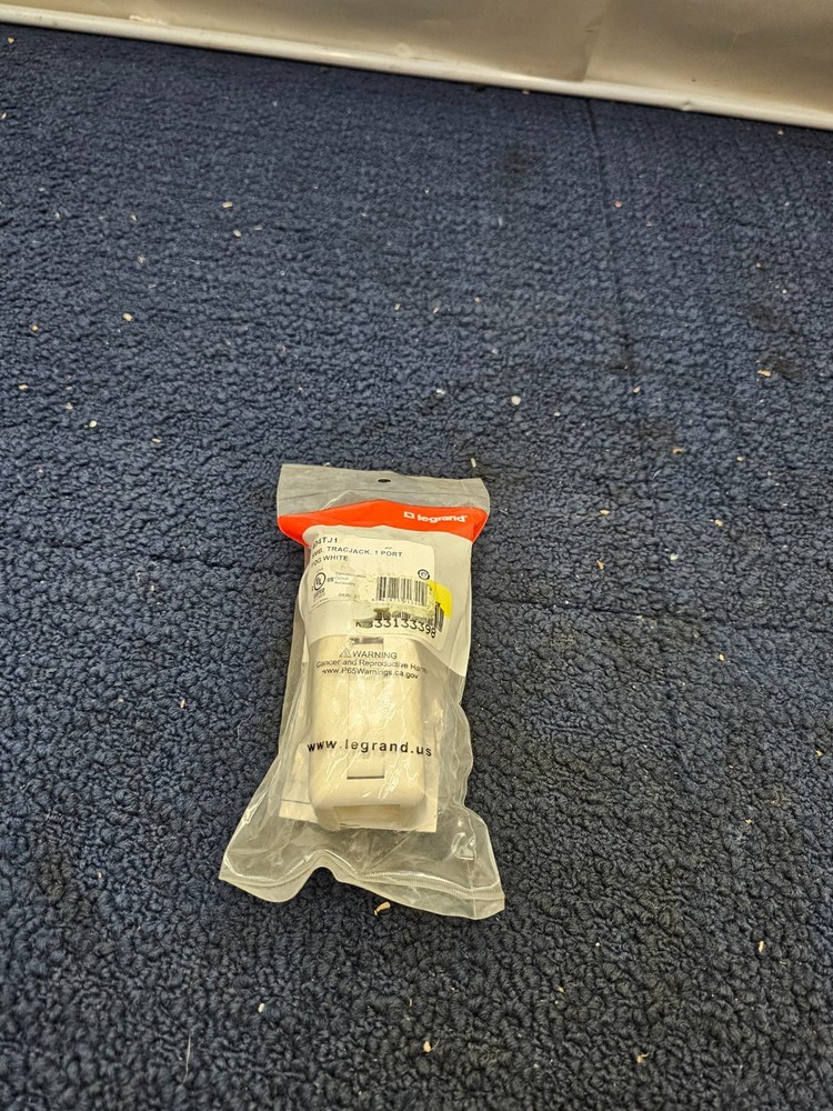 (QTY 15) LEGRAND 404TJ1 TracJack Surface Mount Box, One Unit Module Single Side