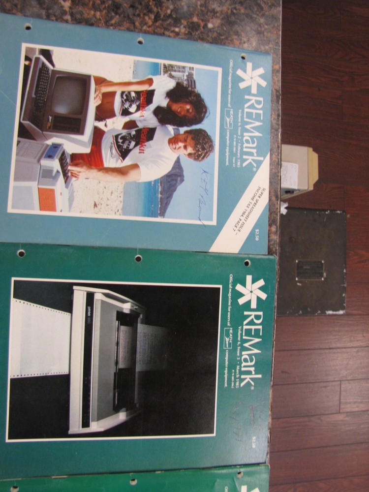 1985 REMark Heath Zenith User Group Magazines Computer Advertisements FEB-DEC