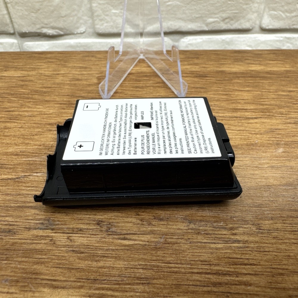 Black Xbox 360 Wireless Controller AA Battery Pack Back Case Cover Holder Shell