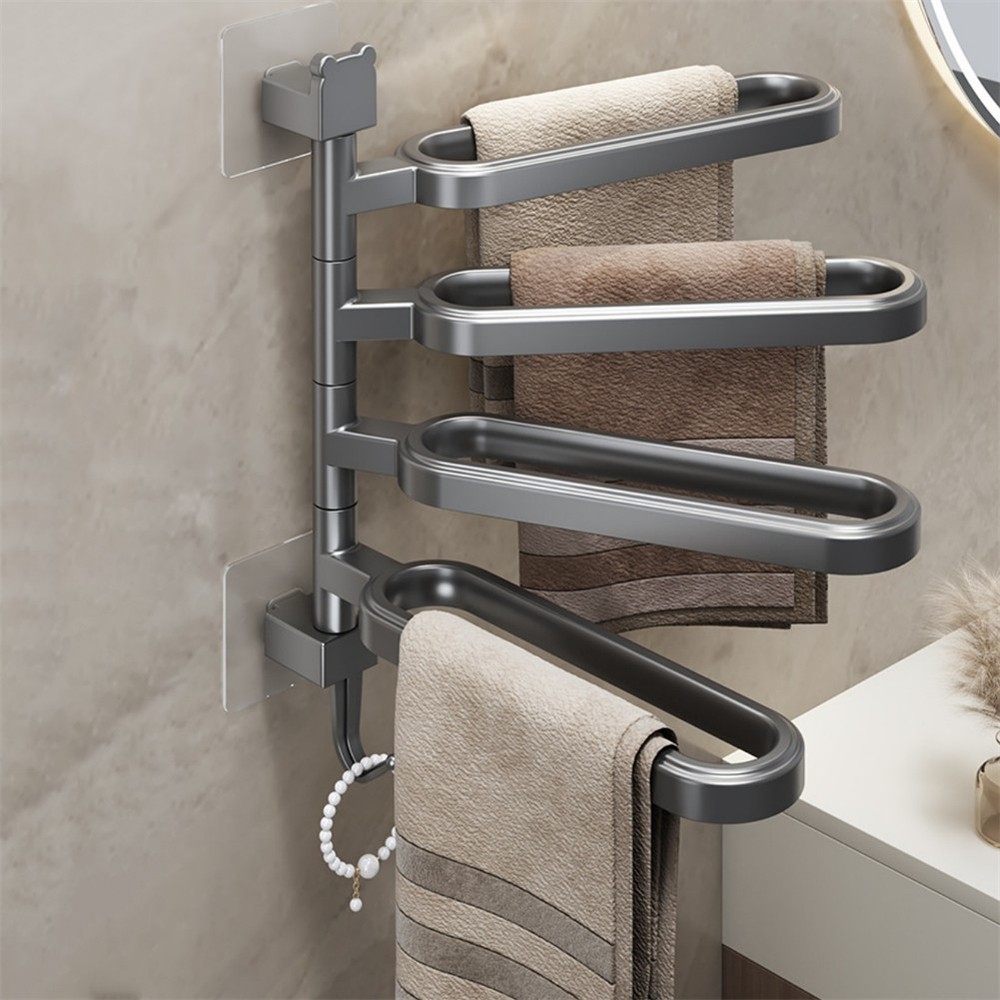 Rotatable Towel Holder for Efficient Space Use in Kitchen or For Bathroom