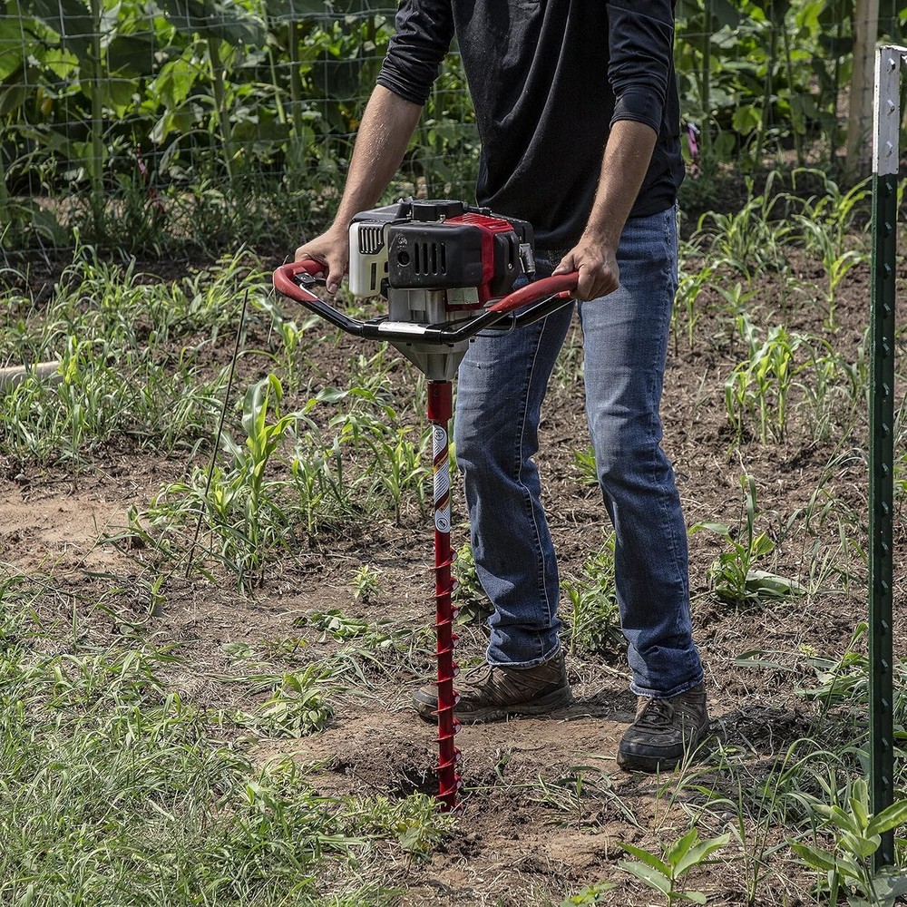 Replaceable Blade Earth Auger, 36-Inch Length with Fishtail Point for Efficiency