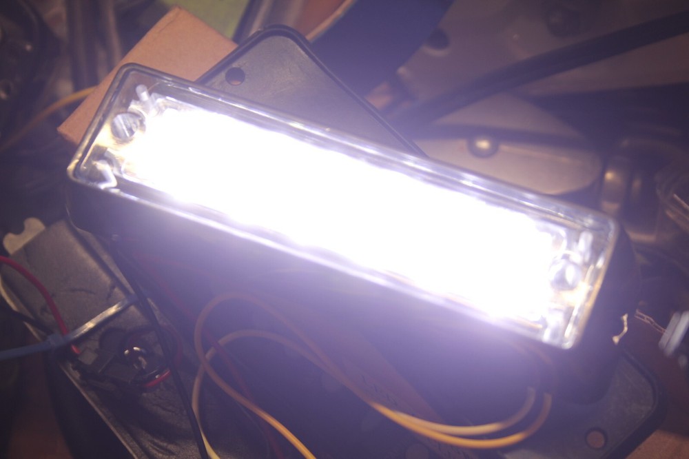 white LED flashing Emergency Response light