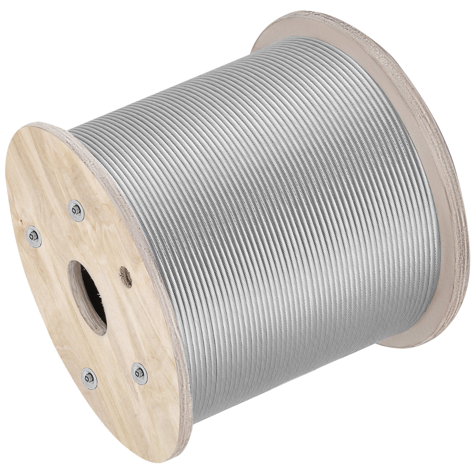 VEVOR T304 Stainless Steel Cable 1/4" 7x19 Steel Wire Rope 200ft Cable Railing