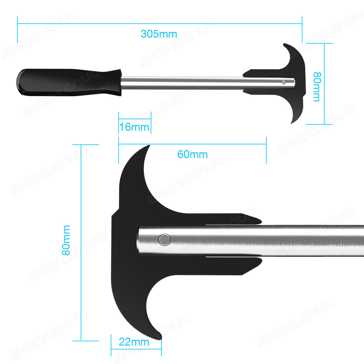 Professional Seal Puller Tool with Dual Hook Tips Remove Oil and Grease Seals US