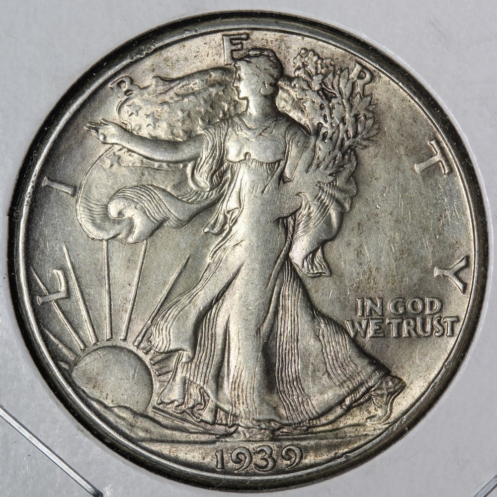 1939-D Walking Liberty Silver Half Dollar UNC *UNCIRCULATED* MS E294 WNL