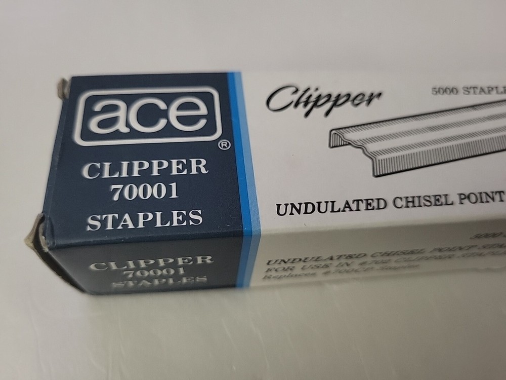 Ace Clipper Staples 70001 Open Box