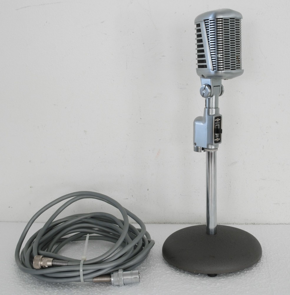 Astatic 77 Dynamic Cardioid Microphone with Stand and Cable