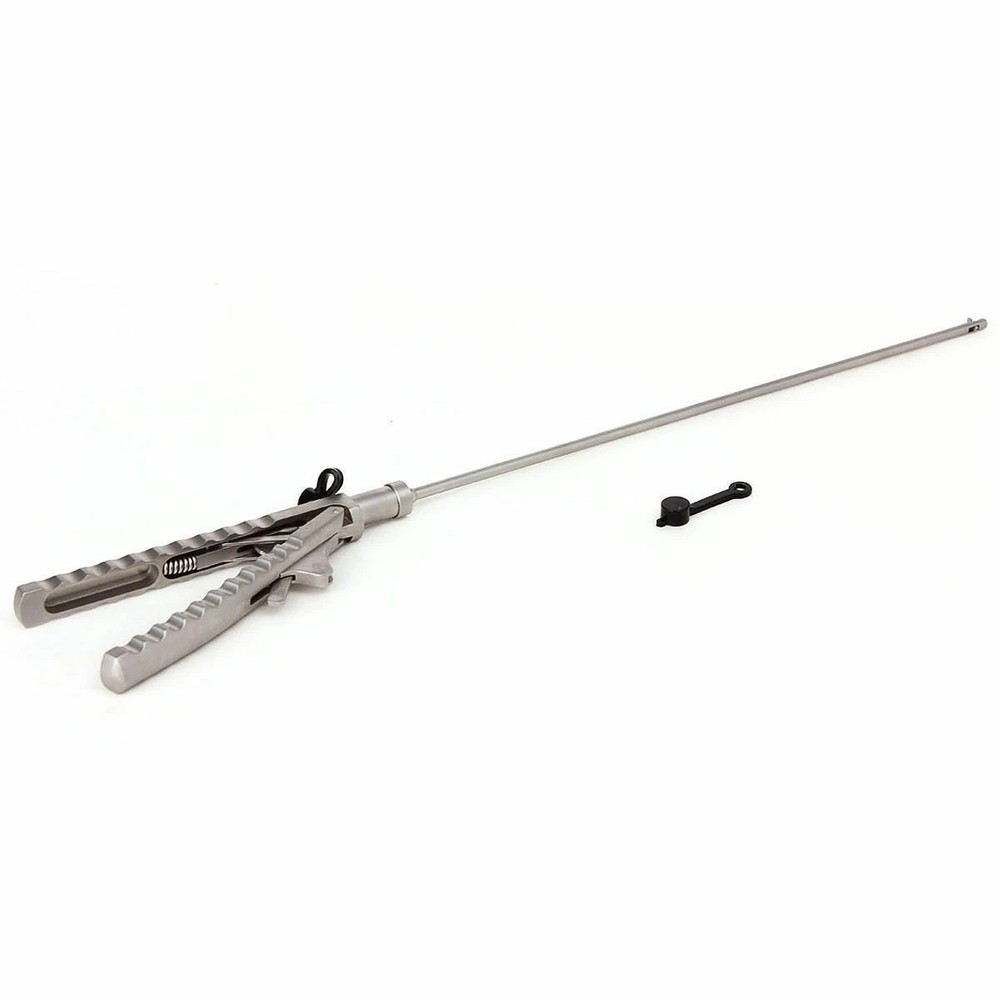 Laparoscopic Needle Holder Forceps Curved Jaw V Type Laparoscopy Instruments 5mm
