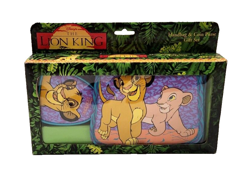 Disney The Lion King Handbag and Coin Purse Gift Set NEW RARE VINTAGE Simba Nala
