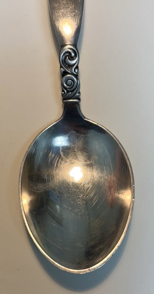 Hanseatische Silberwarenfabrik Coin Silver Spoon