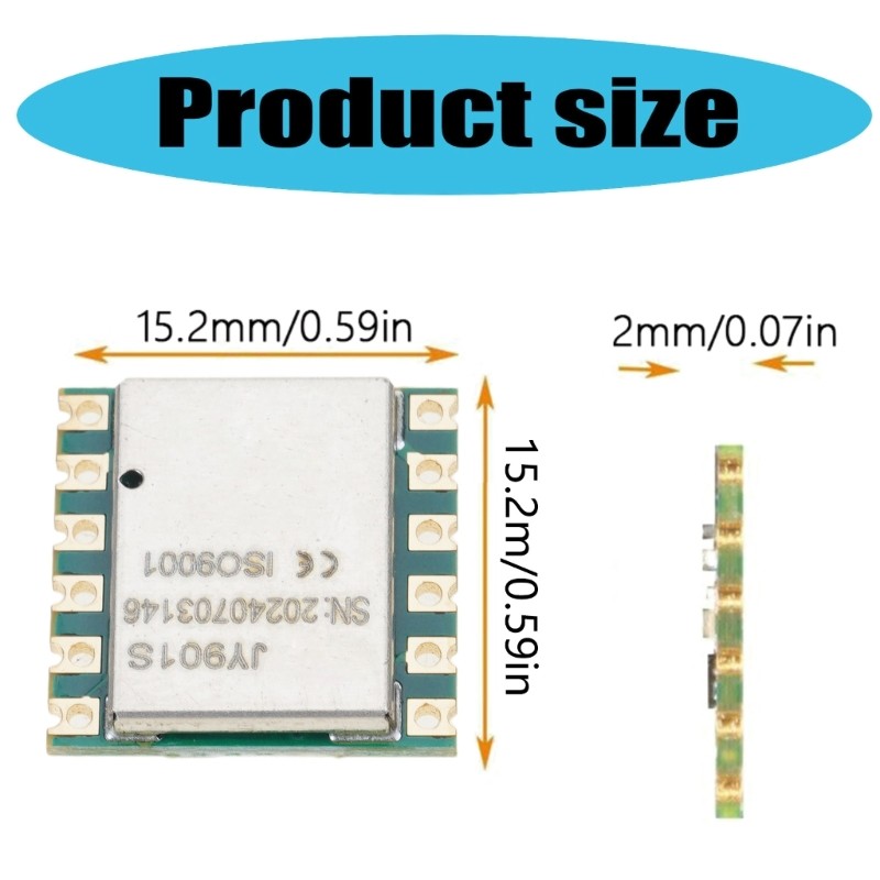 MPU6050 Module Angle Output 9-Axes Accelerometer Gyroscope Serial Port IIC