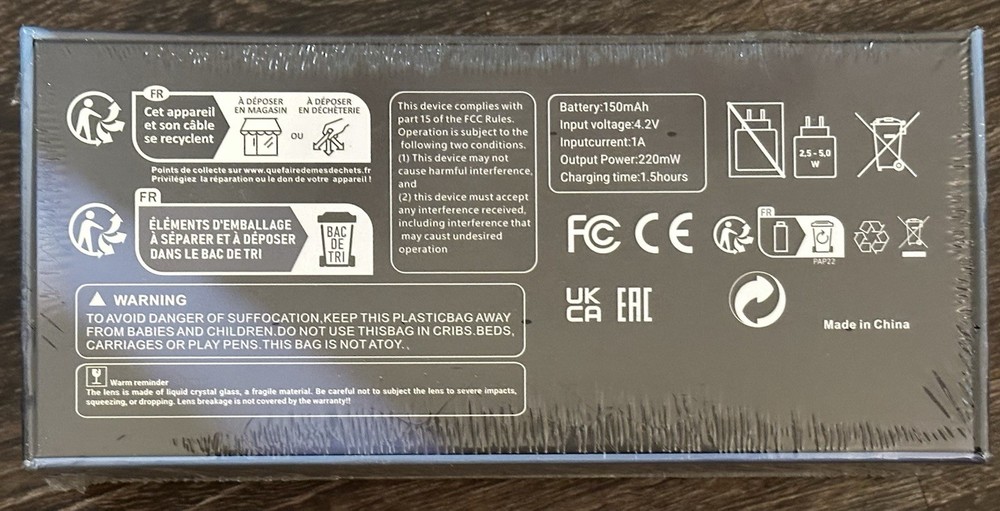 Electronic Touch Controlled Dimming Smart Glasses Control Technology TRGRM