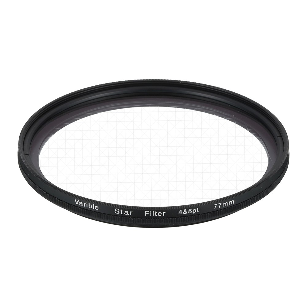 77mm Variable Star Filter 4-8 Points for Night Scenery Glassworks,1Pcs