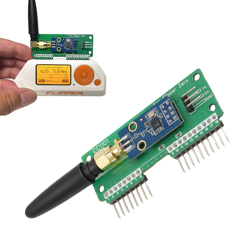 433MHZ for Flipper CC1101 SubGhz External SubGhz Module Frequency Analyzer