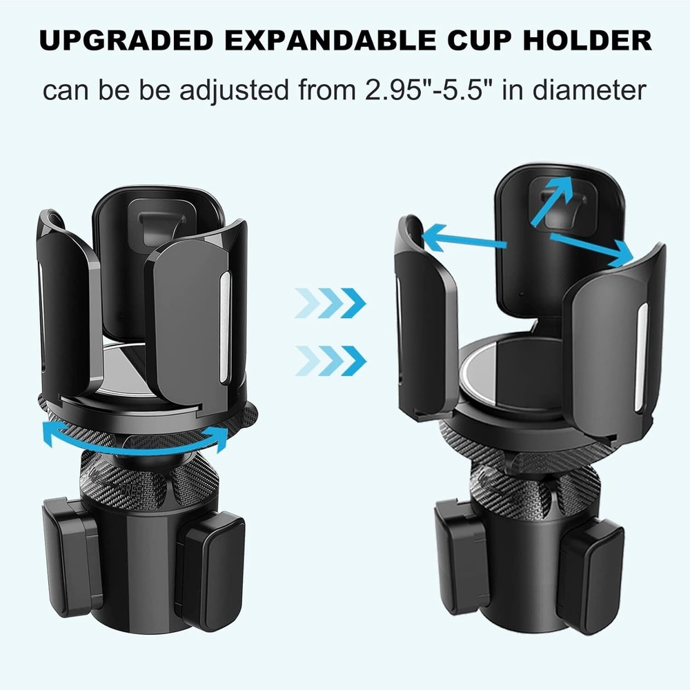Car Cup Holder Expander Adapter Multifunctional For Large Bottles Mug speedlab
