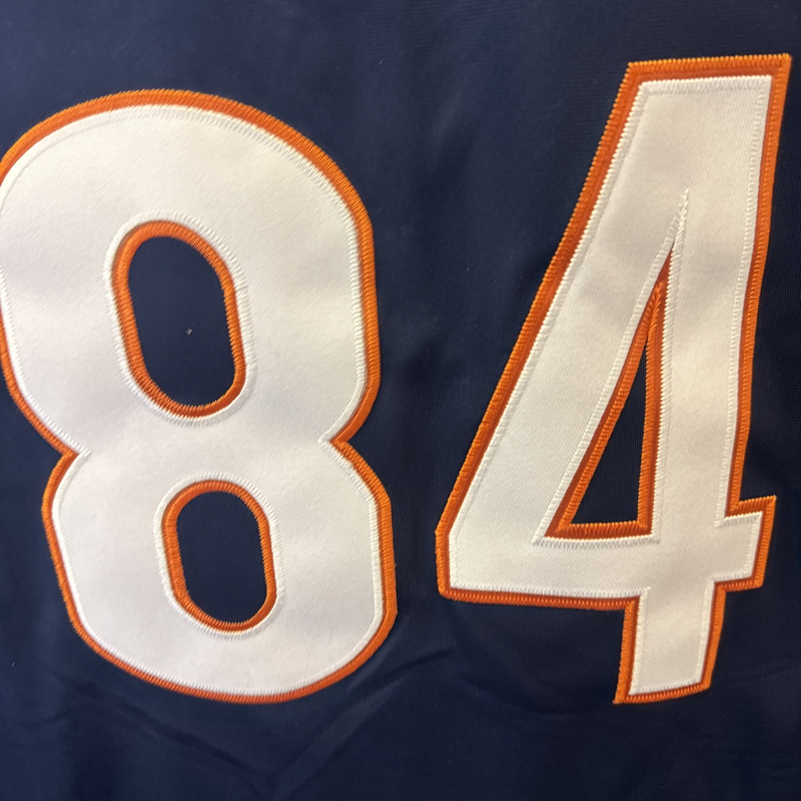 #84 Coleston Loveland Home Navy Stitched Jersey Nike Chicago Bears Tight End