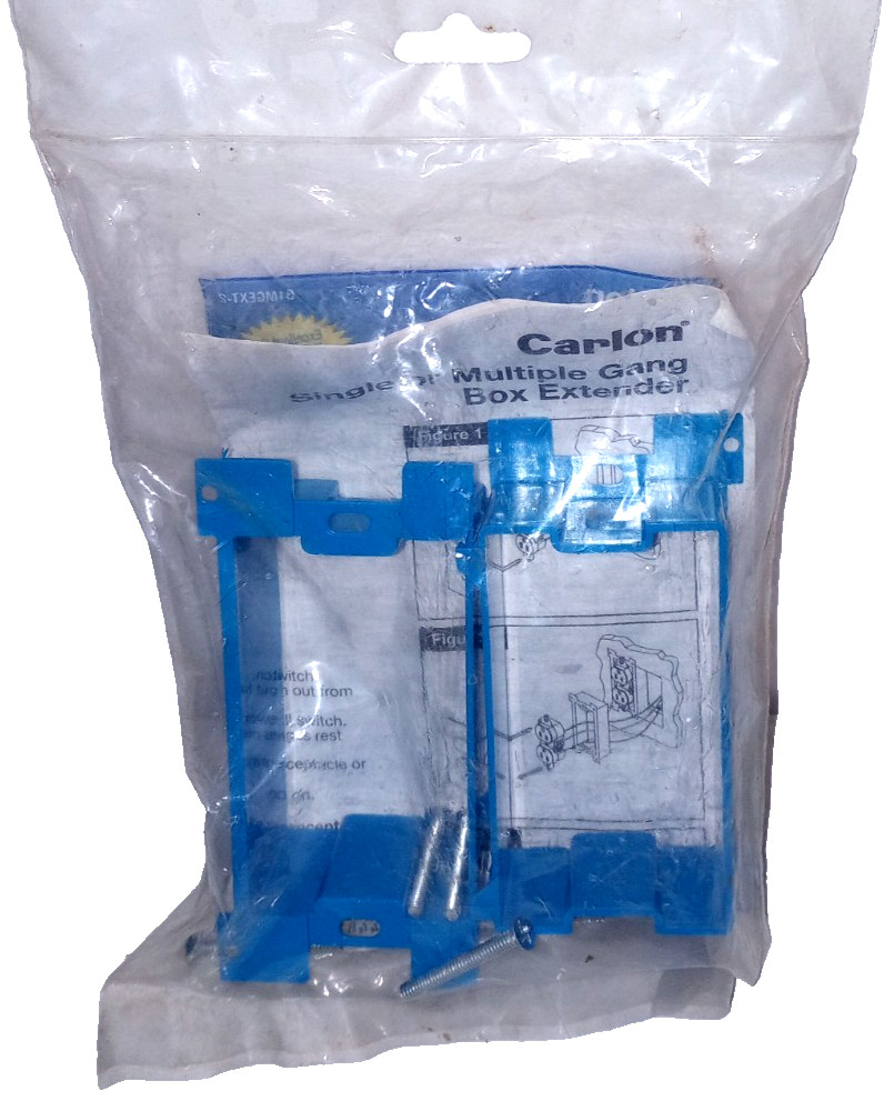 Carlon Single Or Multiple Gang Box Extender - New in Package
