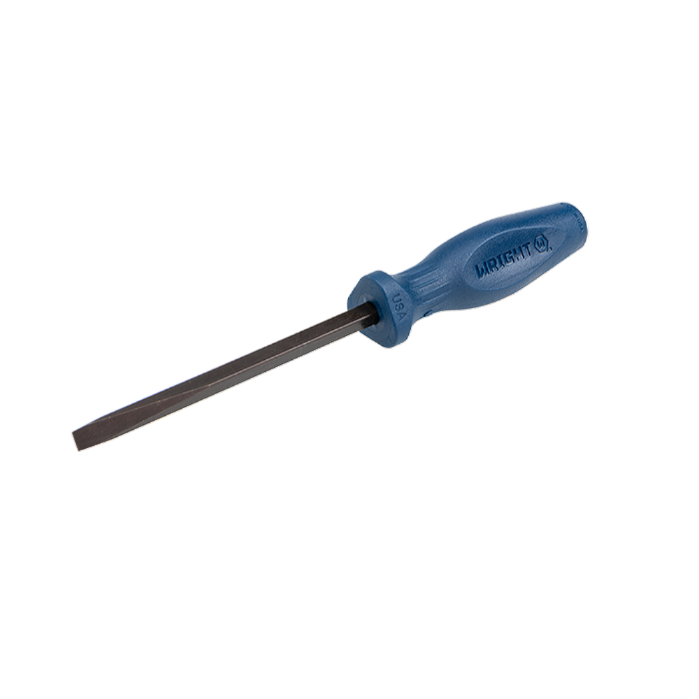 Wright Tool Square Shank Screwdrivers Large Ergonomic 3-Flute Handle