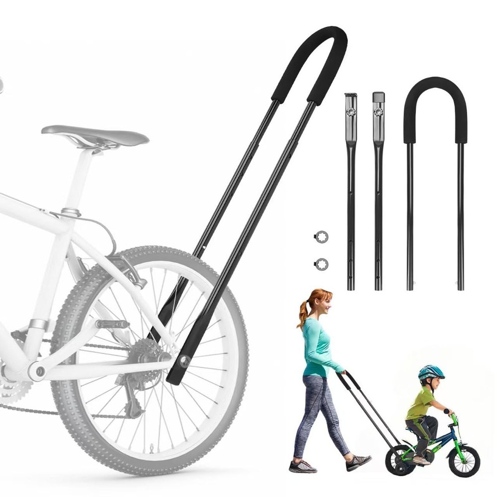 Upgrade Bike Training Handle - Extended 27"-33" Multi-Position Adjustable Chi...