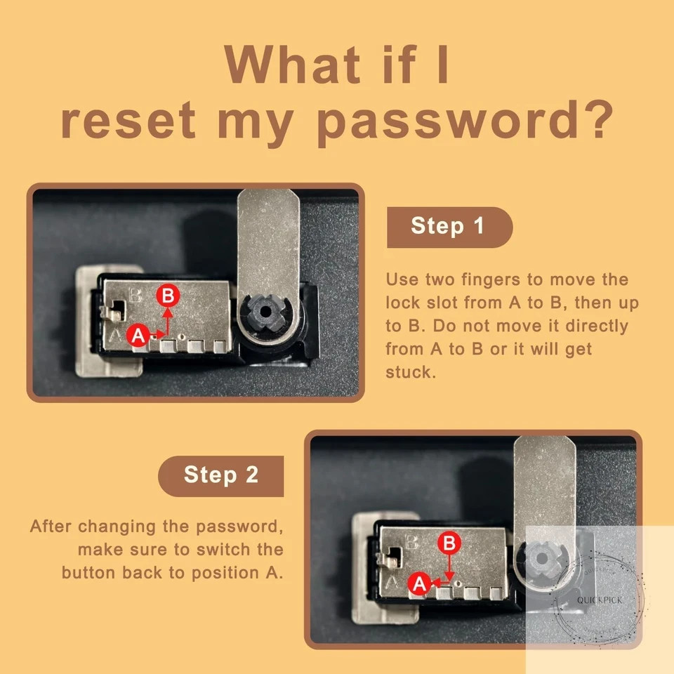 Wall Mount Mailbox, Combination Lock Mail Boxes for Outside, Safe Drop Box with