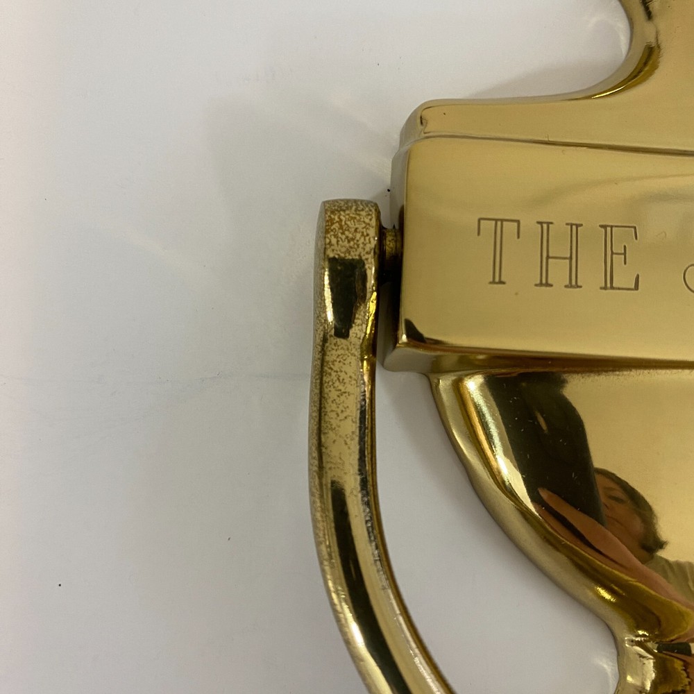 Solid Brass Door Knocker Engraved Personalized Jones's