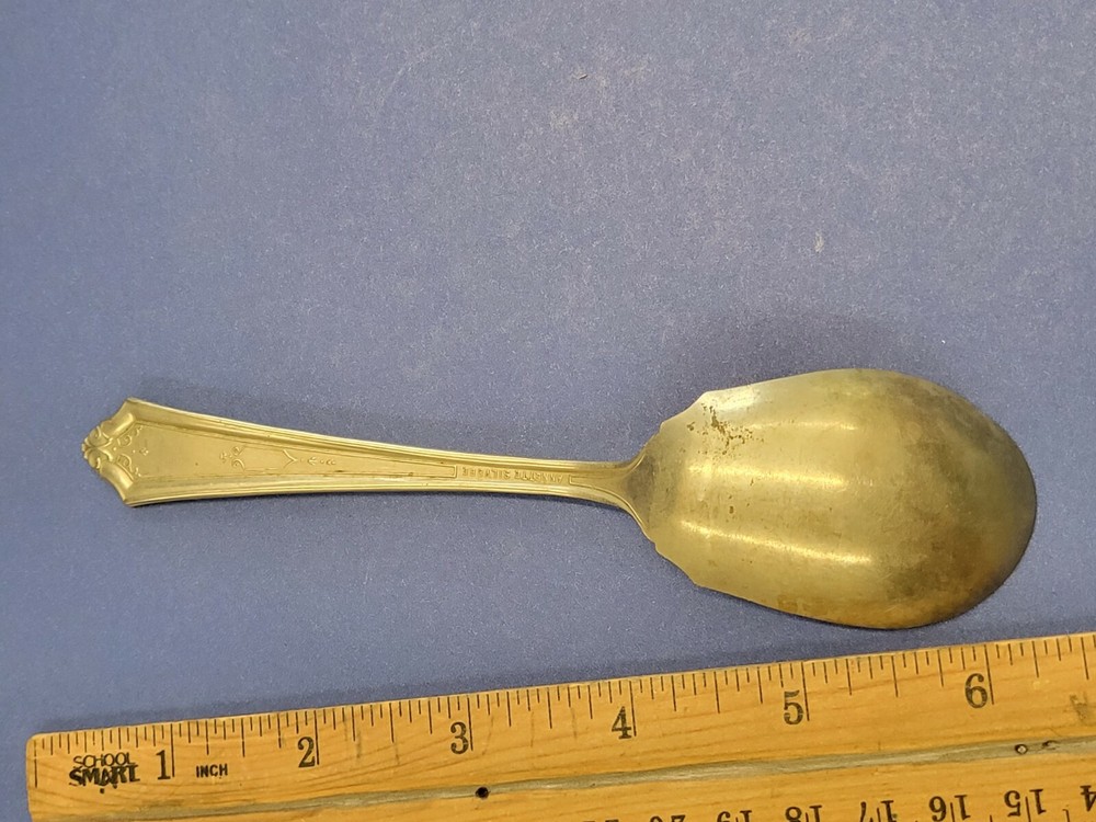 Vintage Annette Silvore Silverplate Flatware Sugar Spoon