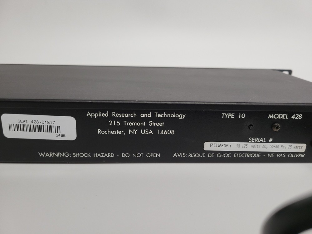 Applied Research Technology 428 Microphone Studio Effects Processor Parts