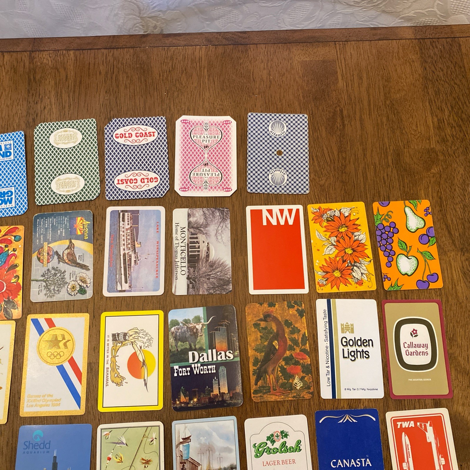 Lot B Single Swap Playing Cards 150 Cards Vintage to Modern Collectible Cards