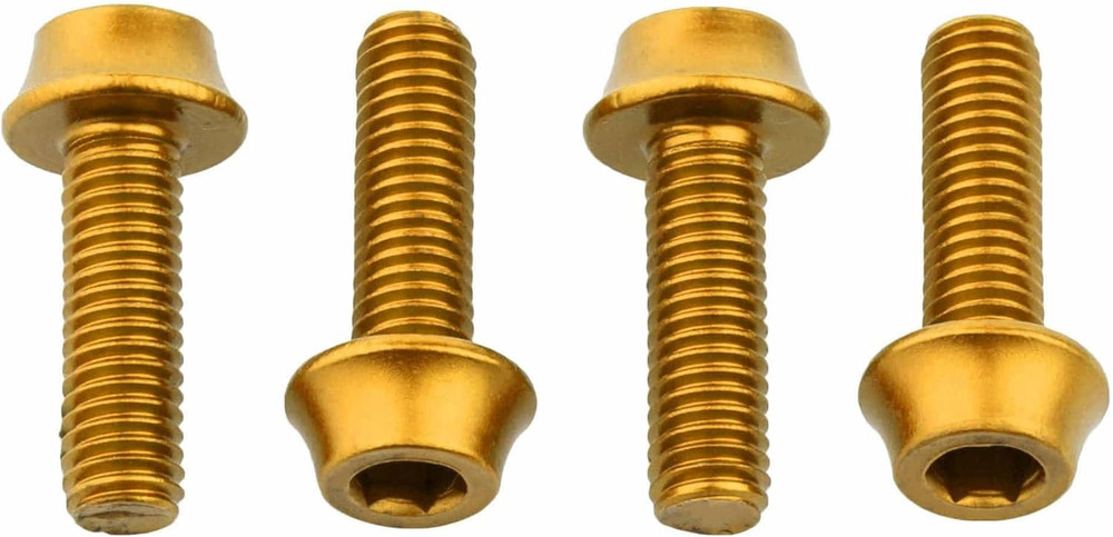 Precision Anodized Water Bottle Cage Bolts