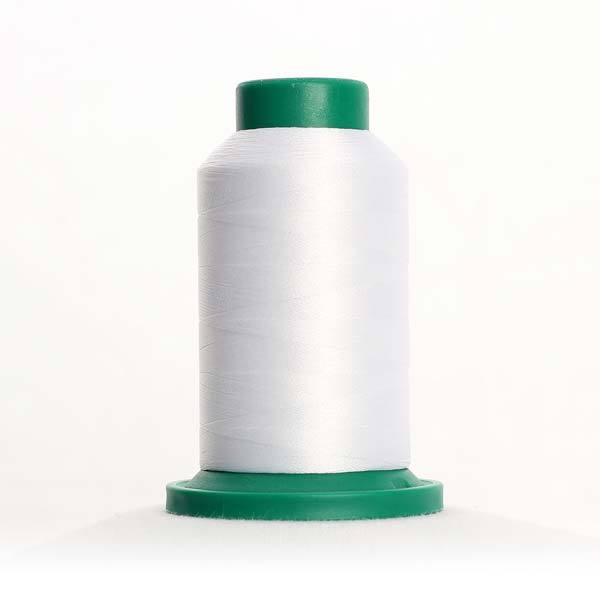 ISACORD 40 - Polyester Machine Embroidery Thread -  5000m (0010 Silky White)
